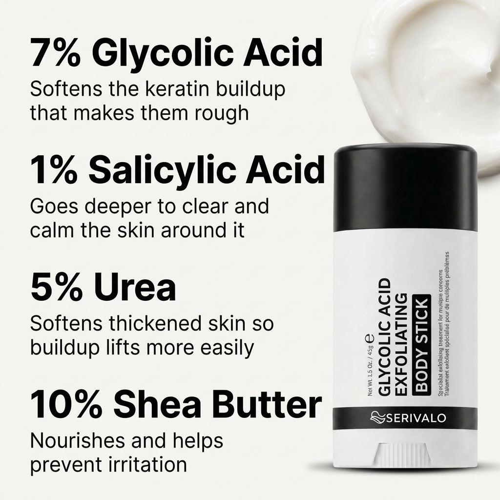 Serivalo™ Glycolic Acid Exfoliating Body Stick